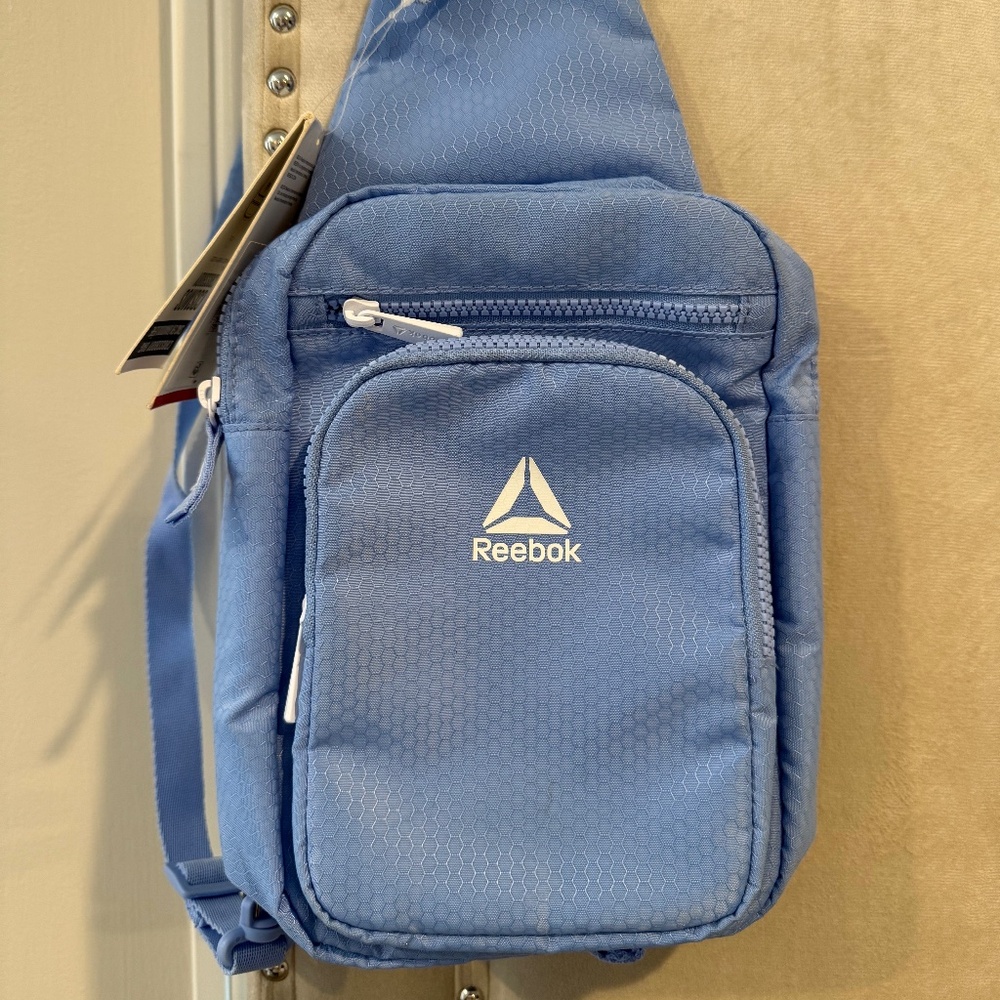 Reebok crossbody light blue